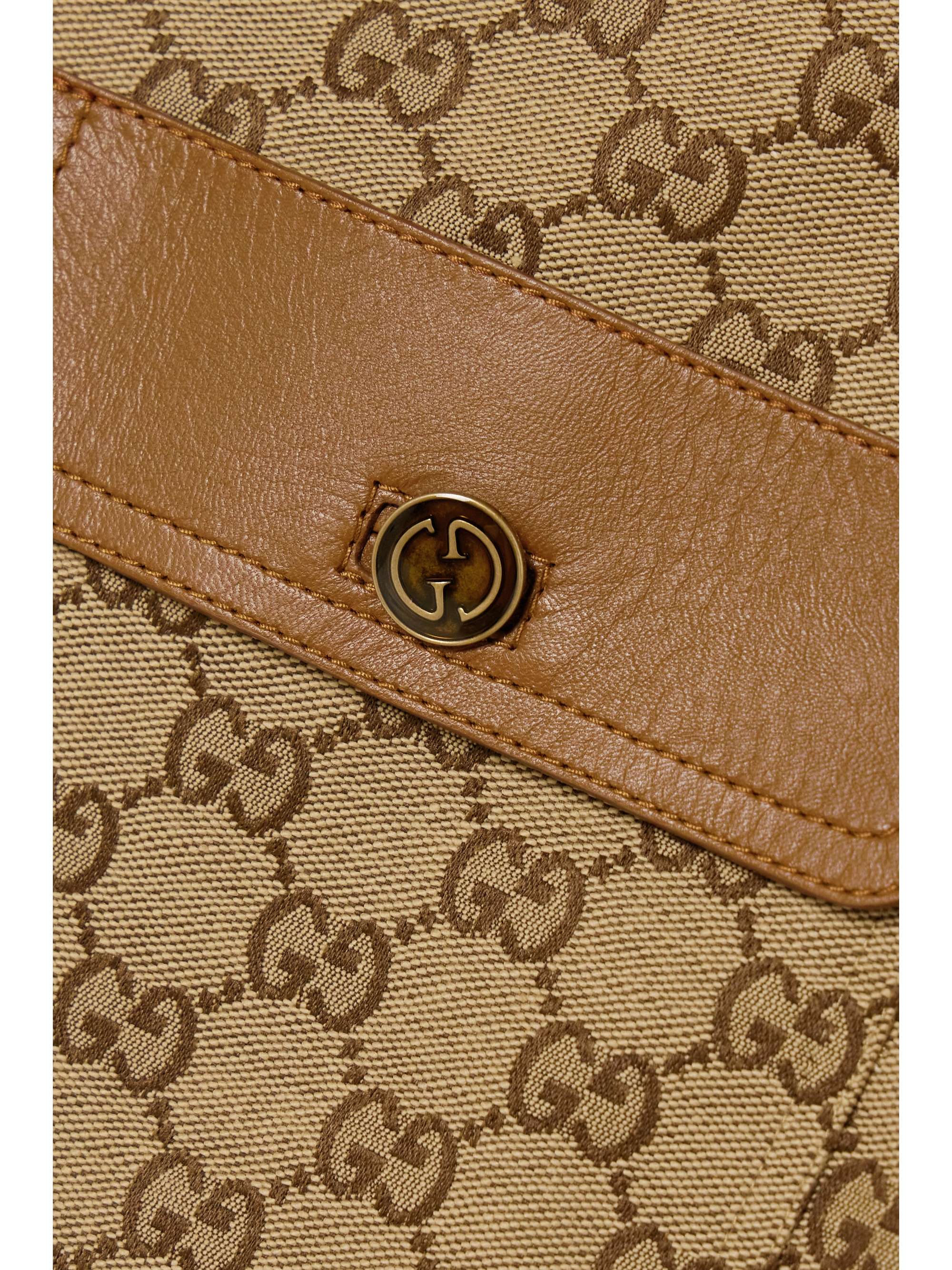 Gucci Vintage Pleated Clutch in GG Canvas | MTYCI