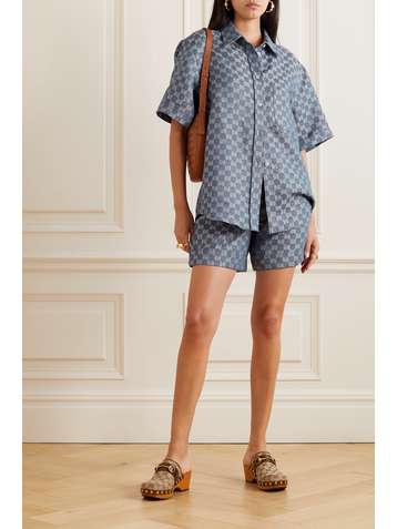 Louis Vuitton Polka Dot Mousseline Blouse