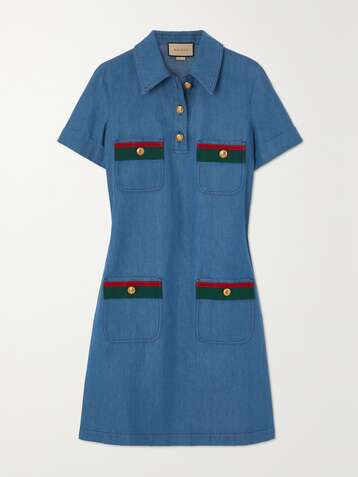 Gucci denim dress deals