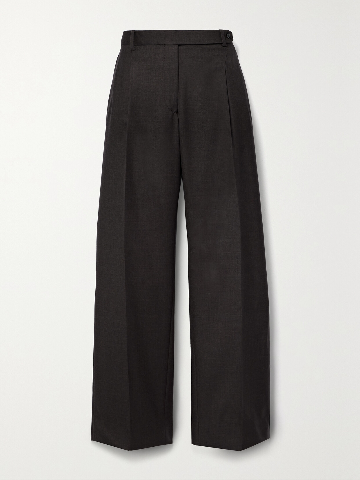 Brioni - Pleated Wool Straight-leg Pants - Brown