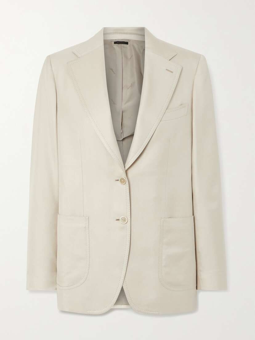 Brioni Amalfi Silk-twill Blazer