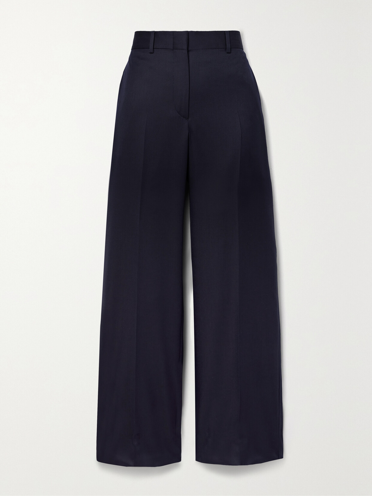 Brioni Wool-twill Straight-leg Pants - Blue