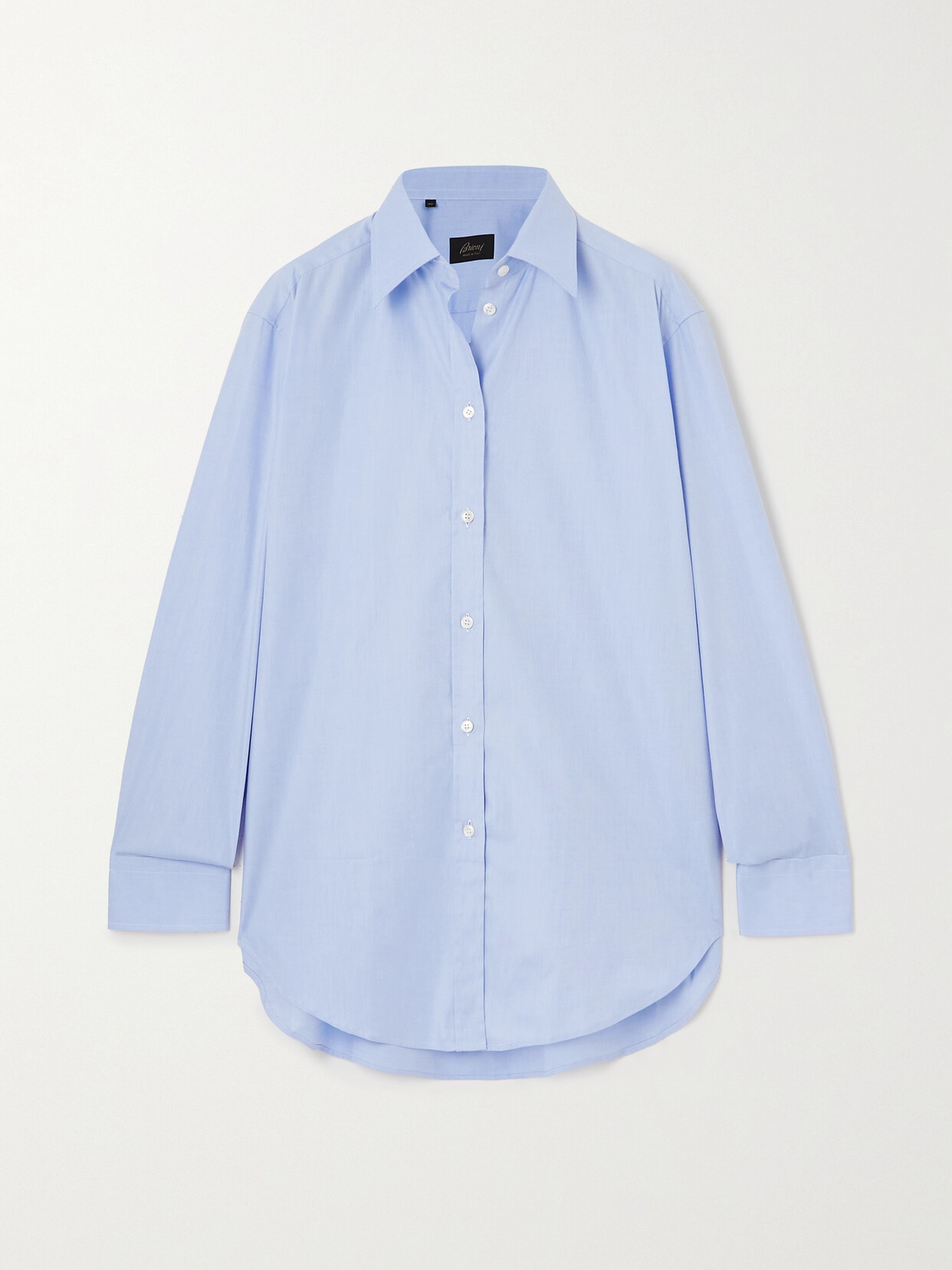 Brioni - Cotton-twill Shirt - Blue