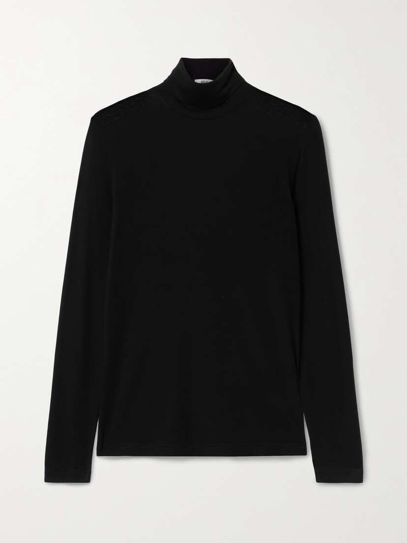 AGOLDE + Net Sustain Pascale Stretch-lyocell Turtleneck Top - x large