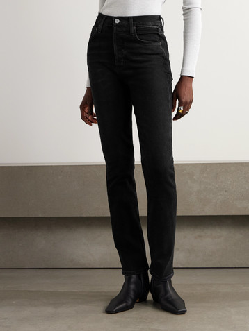 Agolde + NET SUSTAIN Freya high-rise slim-leg organic jeans