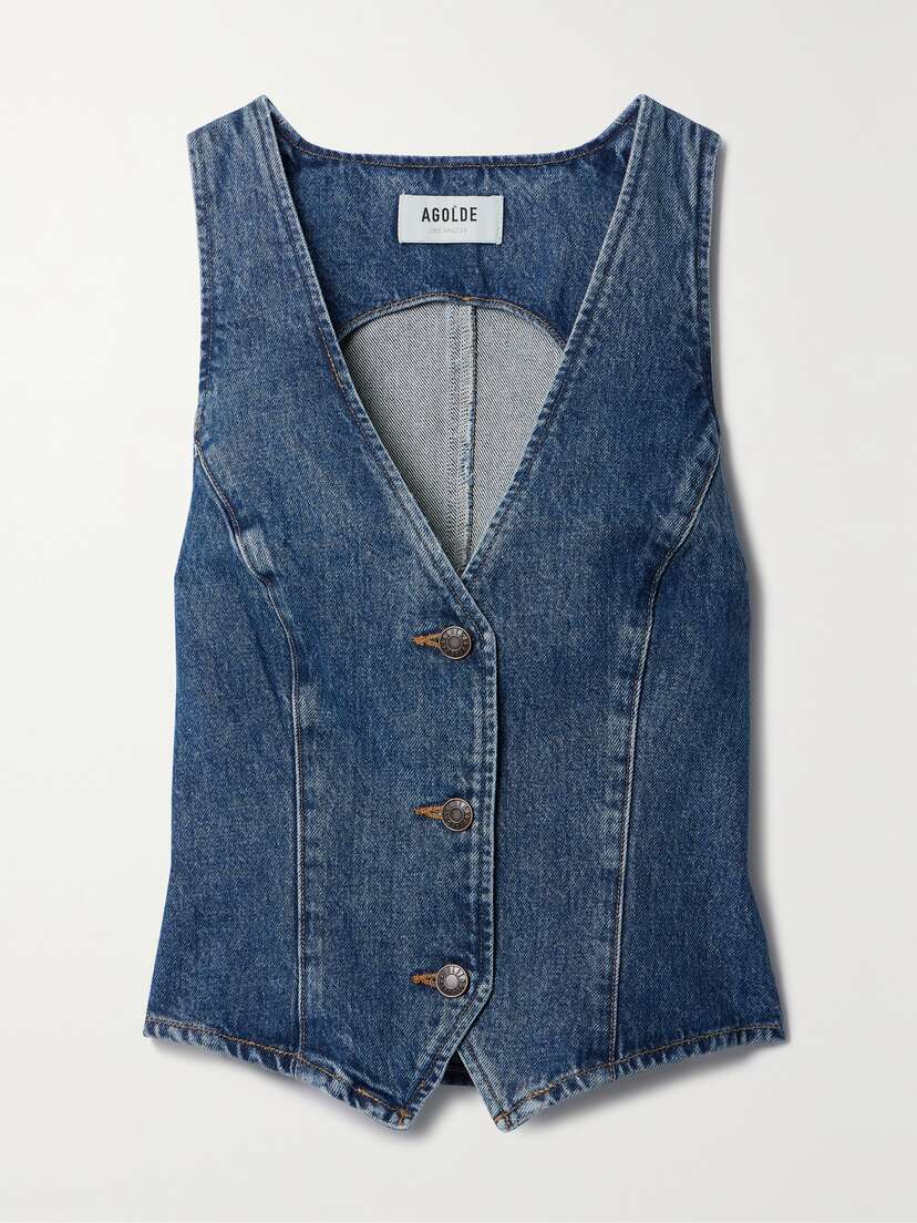 AGOLDE + Net Sustain Heller Organic Denim Vest