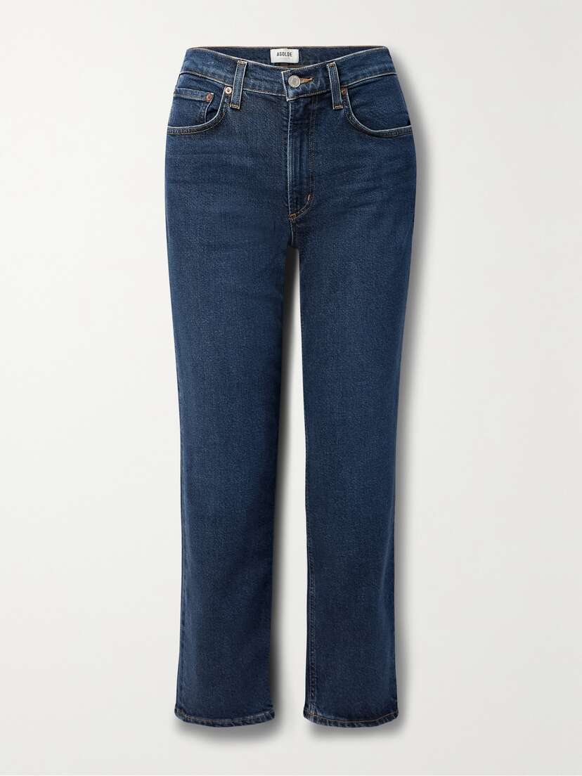 AGOLDE + Net Sustain Kye Cropped Mid-rise Straight-leg Organic Jeans