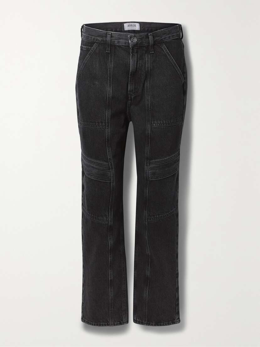 AGOLDE + Net Sustain Cooper Cargo High-rise Straight-leg Organic Jeans