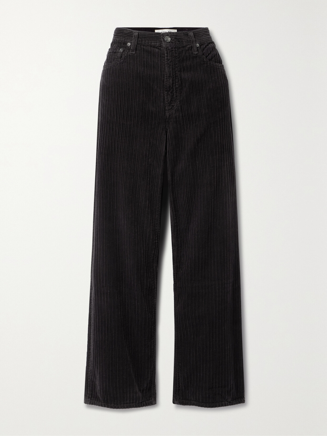 AGOLDE Low Slung Baggy Cotton-corduroy Wide-leg Pants - Brown