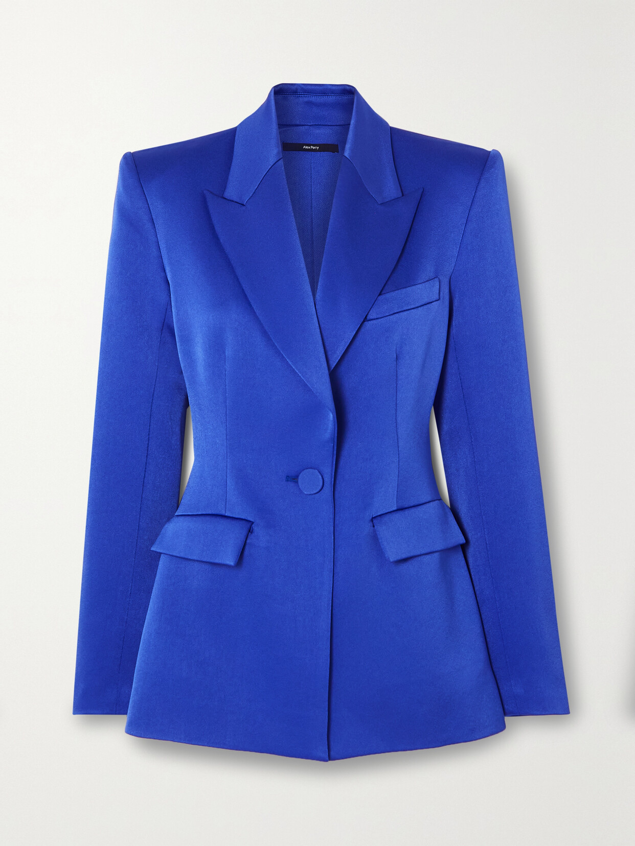 Alex Perry - Aro Satin-crepe Blazer - Blue