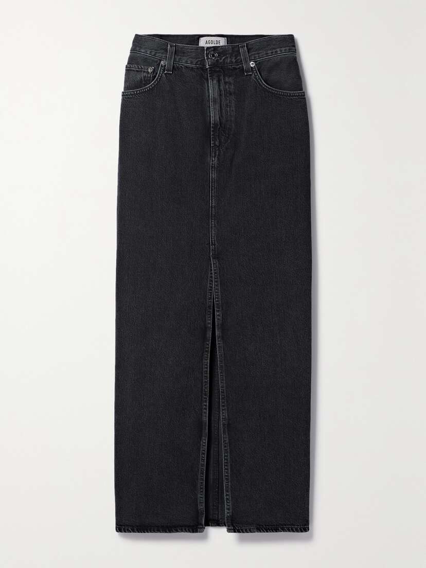 AGOLDE + Net Sustain Leif Organic Denim Maxi Skirt