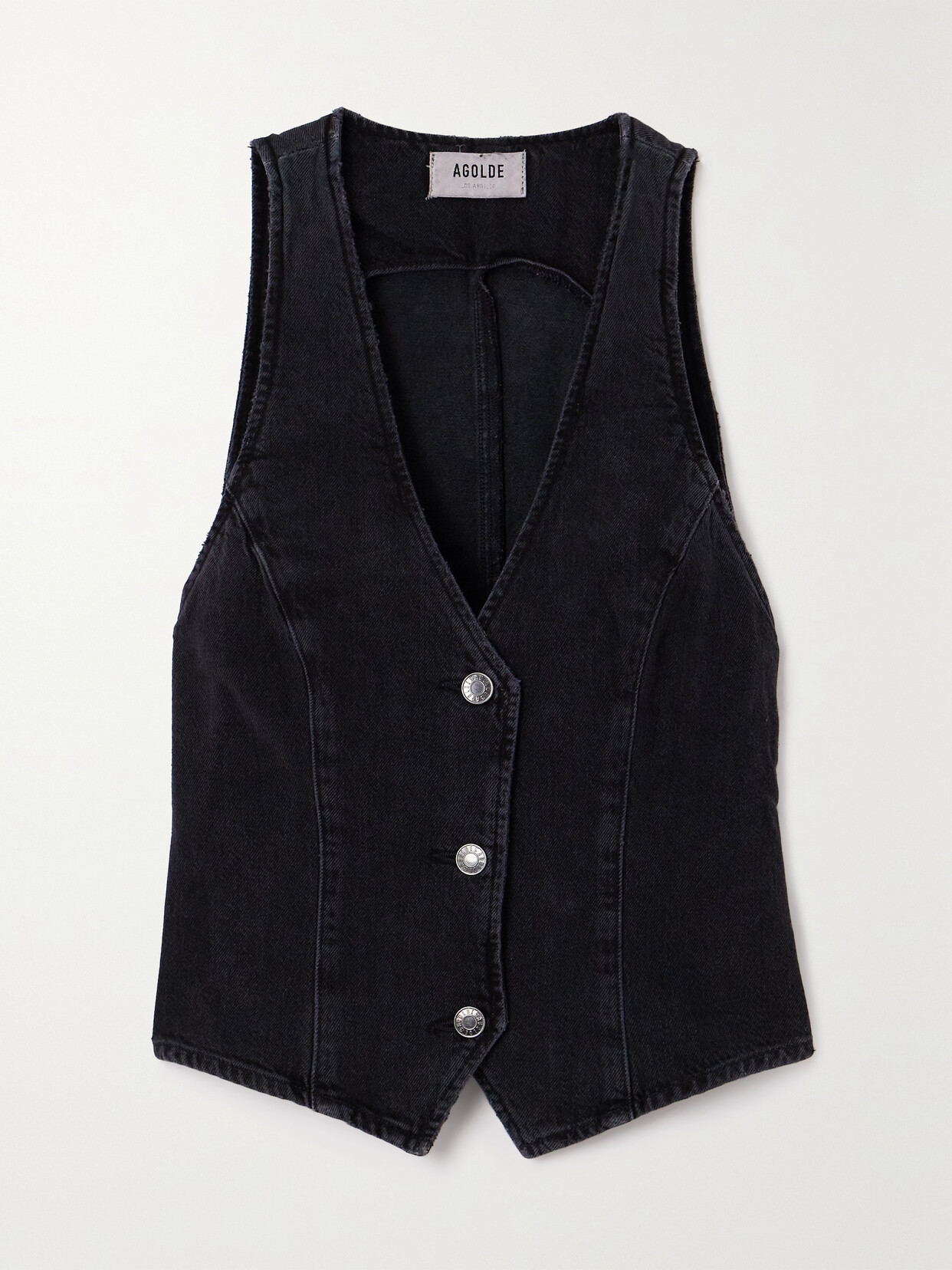 AGOLDE - Heller Denim Vest - Black