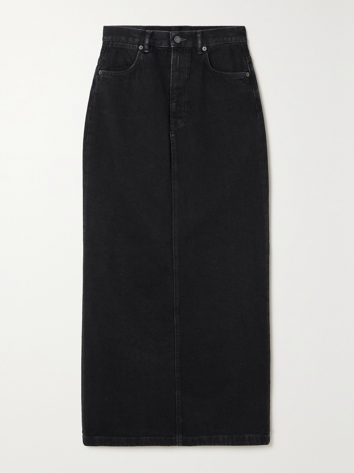 Acne Studios - + Net Sustain Organic Denim Maxi Skirt - Black