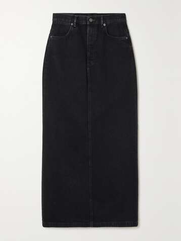 NOI-NR506B DENIM SCARF BELT SKIRT main image 1