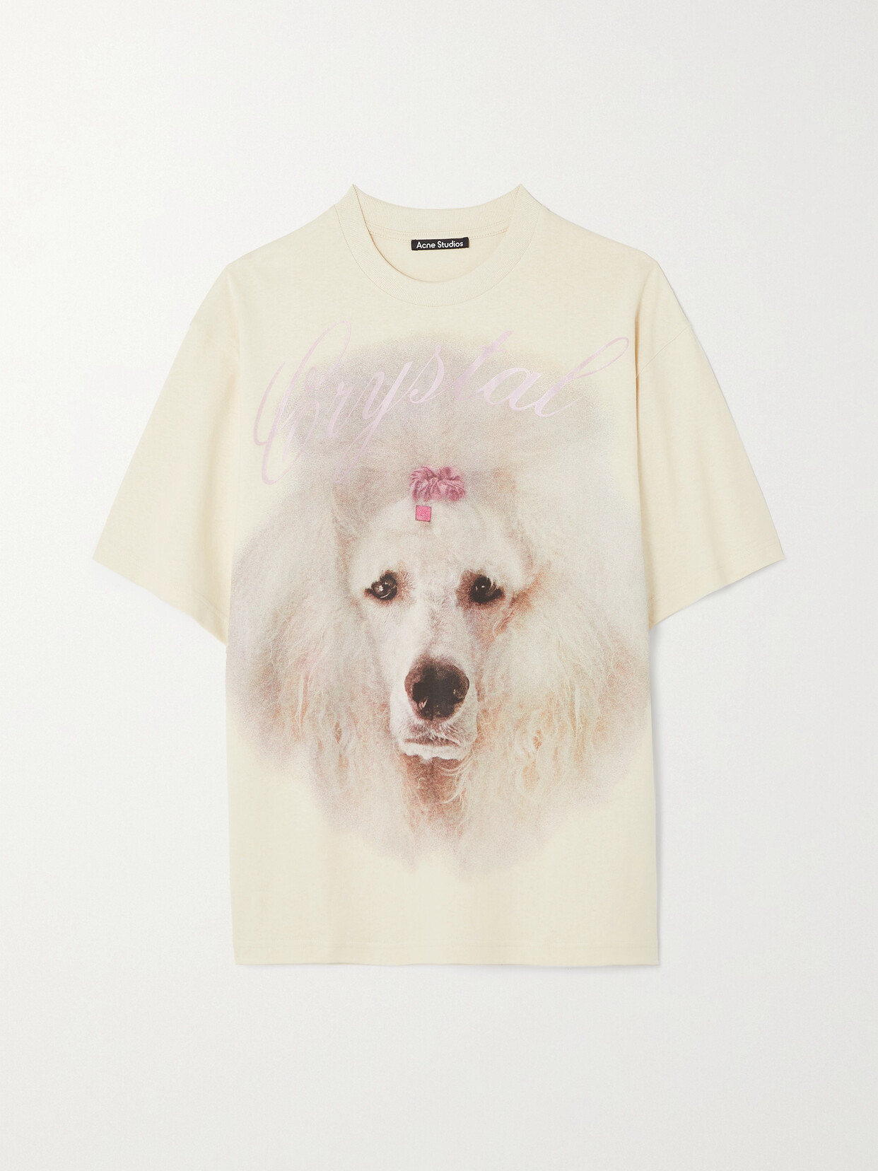 Acne Studios - + Net Sustain Printed Organic Cotton-jersey T-shirt - Off-white