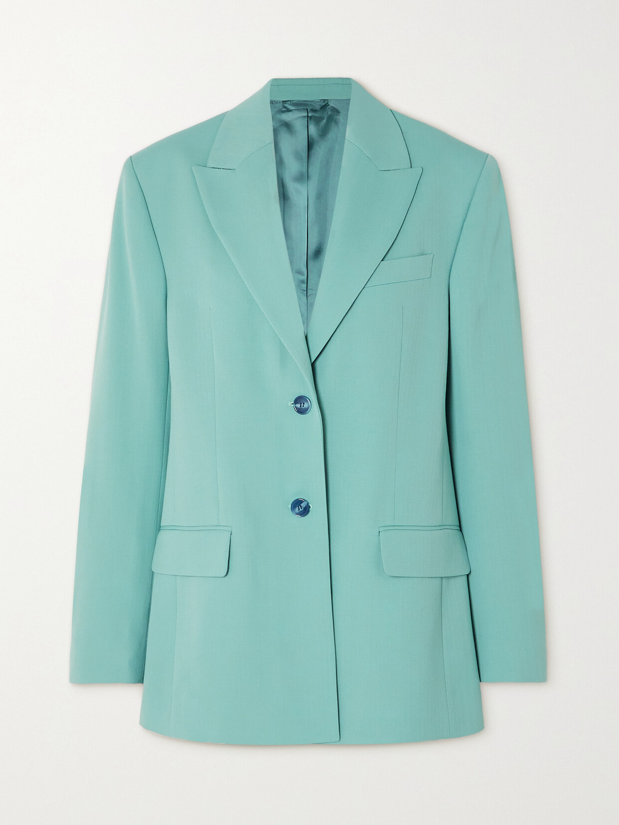 Acne Studios Grain De Poudre Blazer In Blue