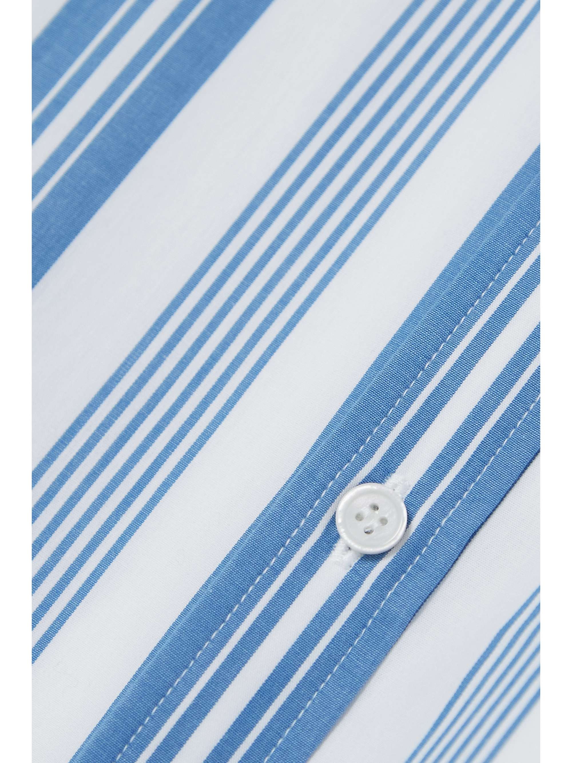 ACNE STUDIOS Striped organic cotton-poplin shirt