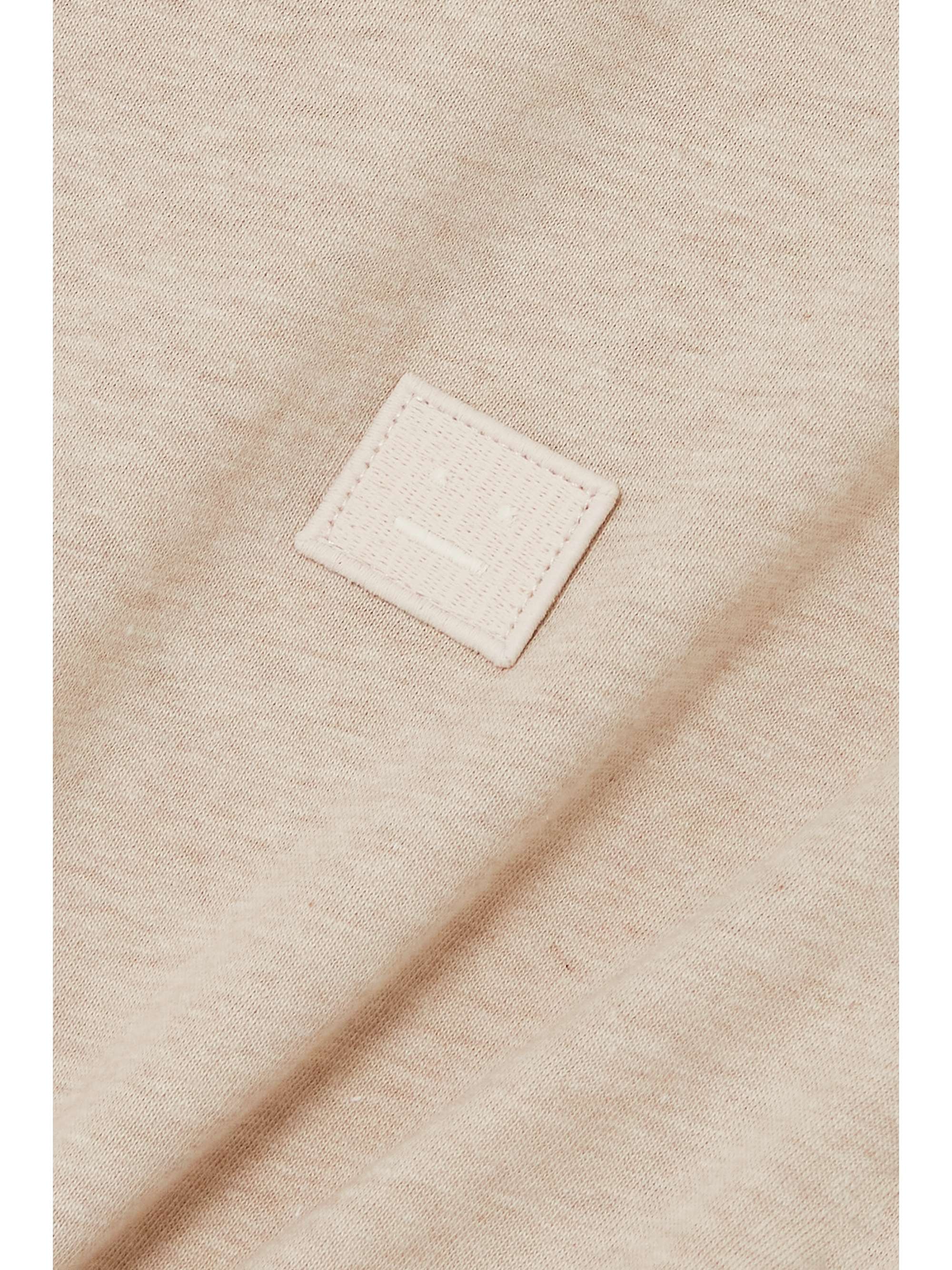 ACNE STUDIOS + NET SUSTAIN appliquéd organic cotton-jersey T-shirt ...