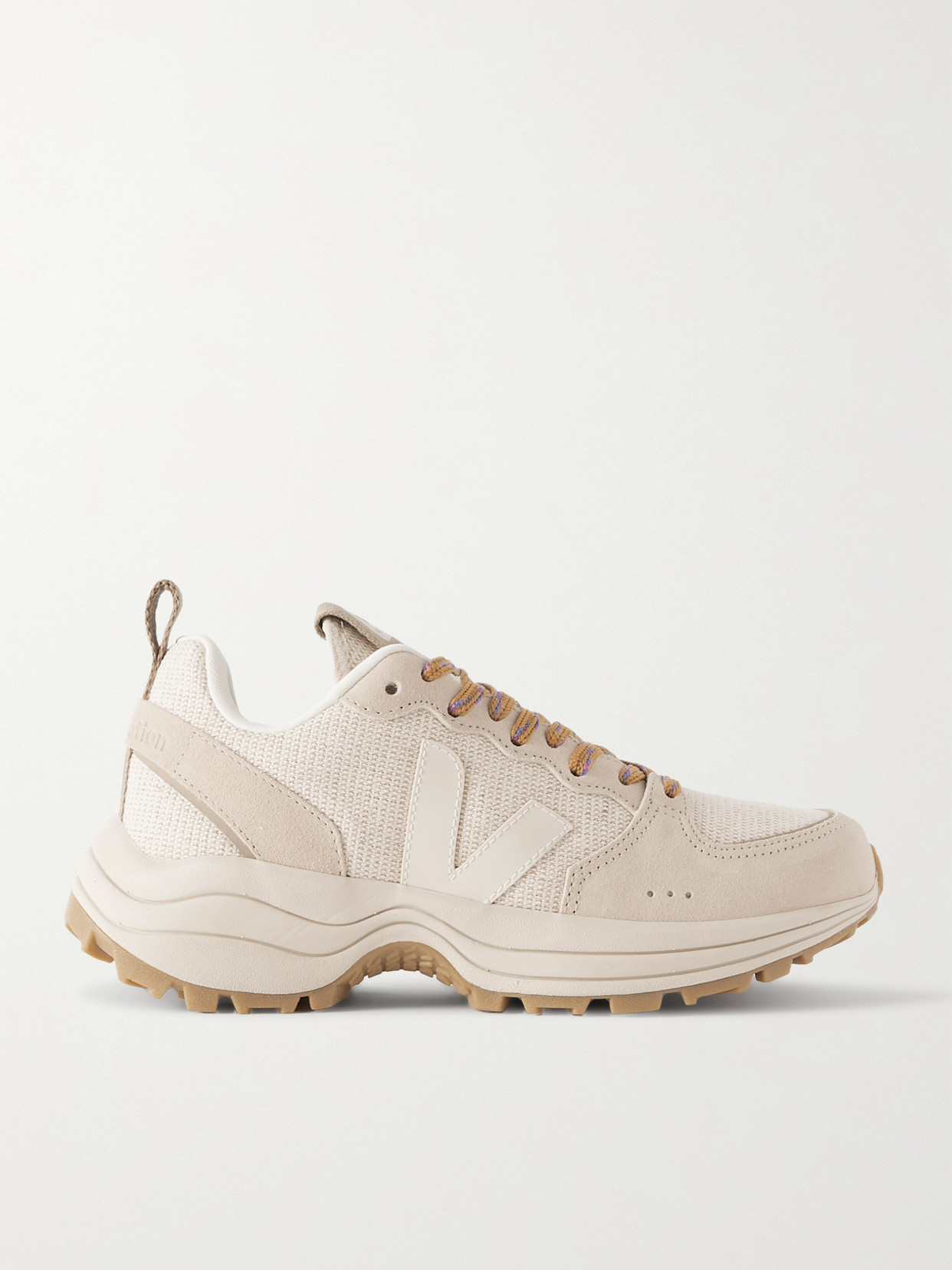 Veja - + Reformation Venturi Mesh And Suede Sneakers - Neutrals