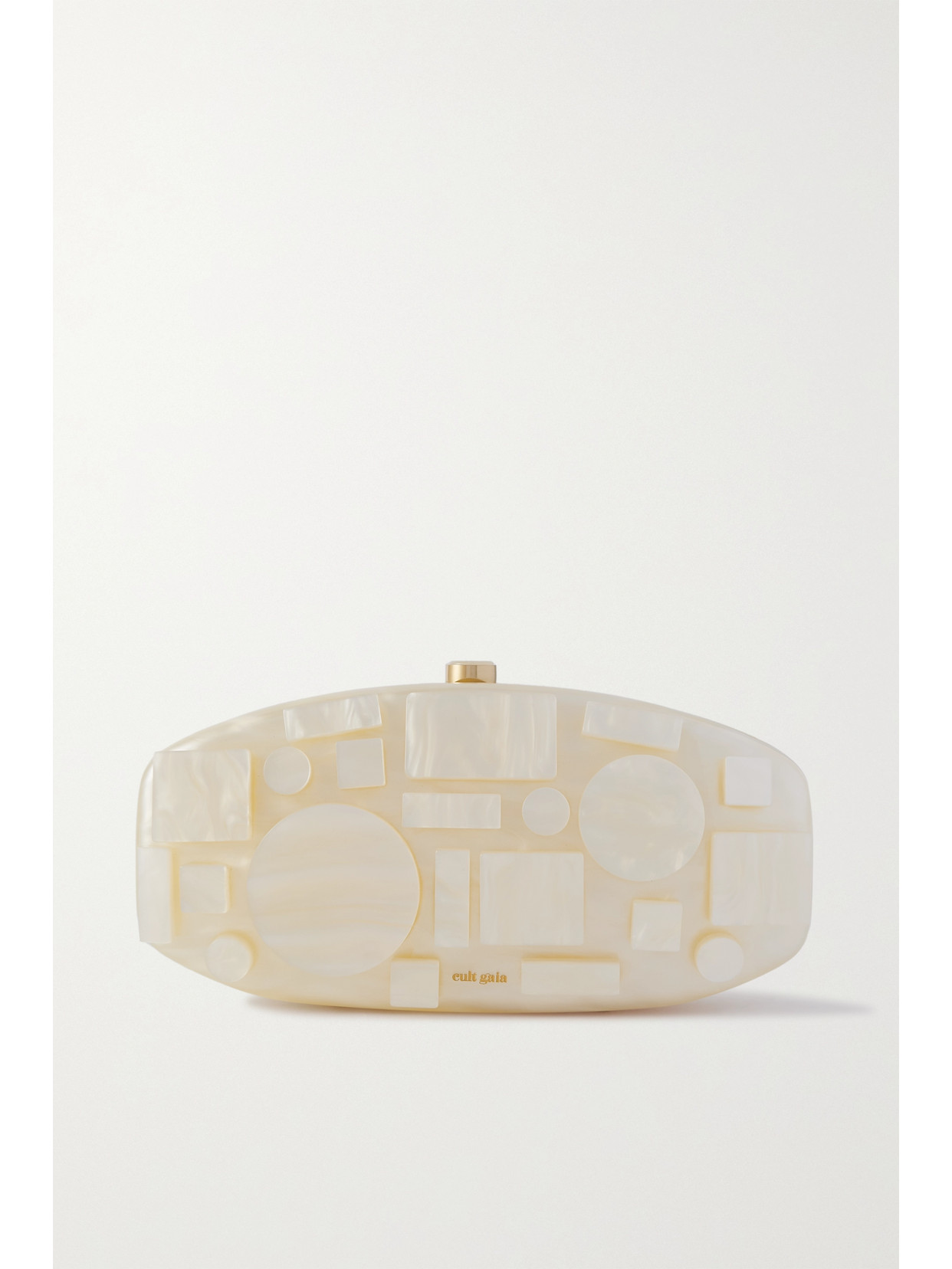 Cult Gaia - Adara Acrylic Clutch - White