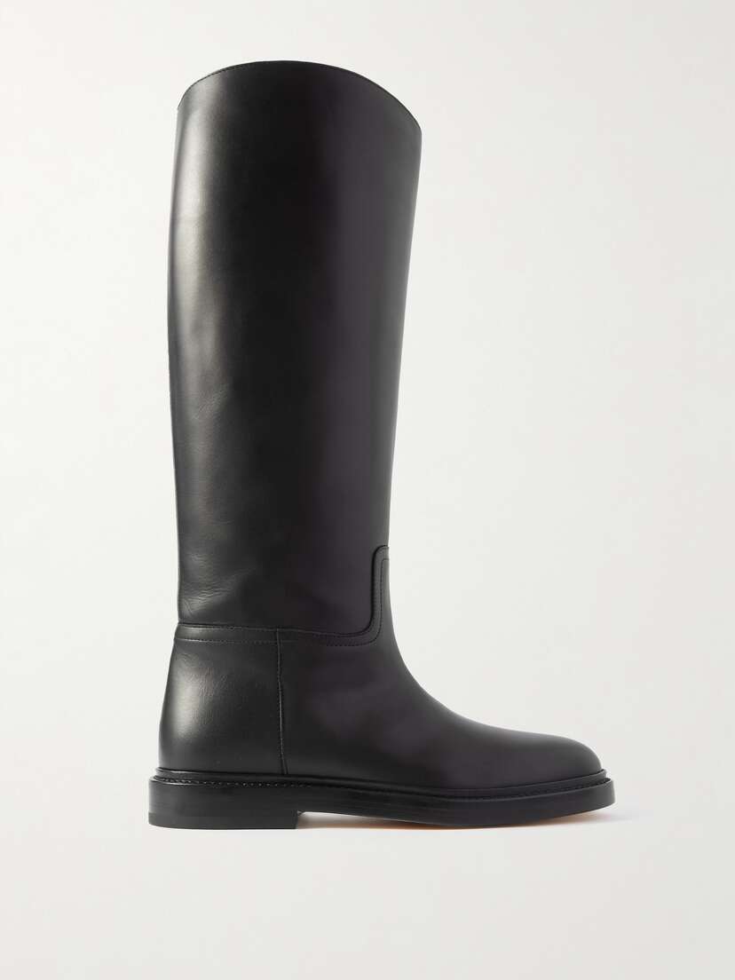 LEGRES 80 Leather Knee Boots