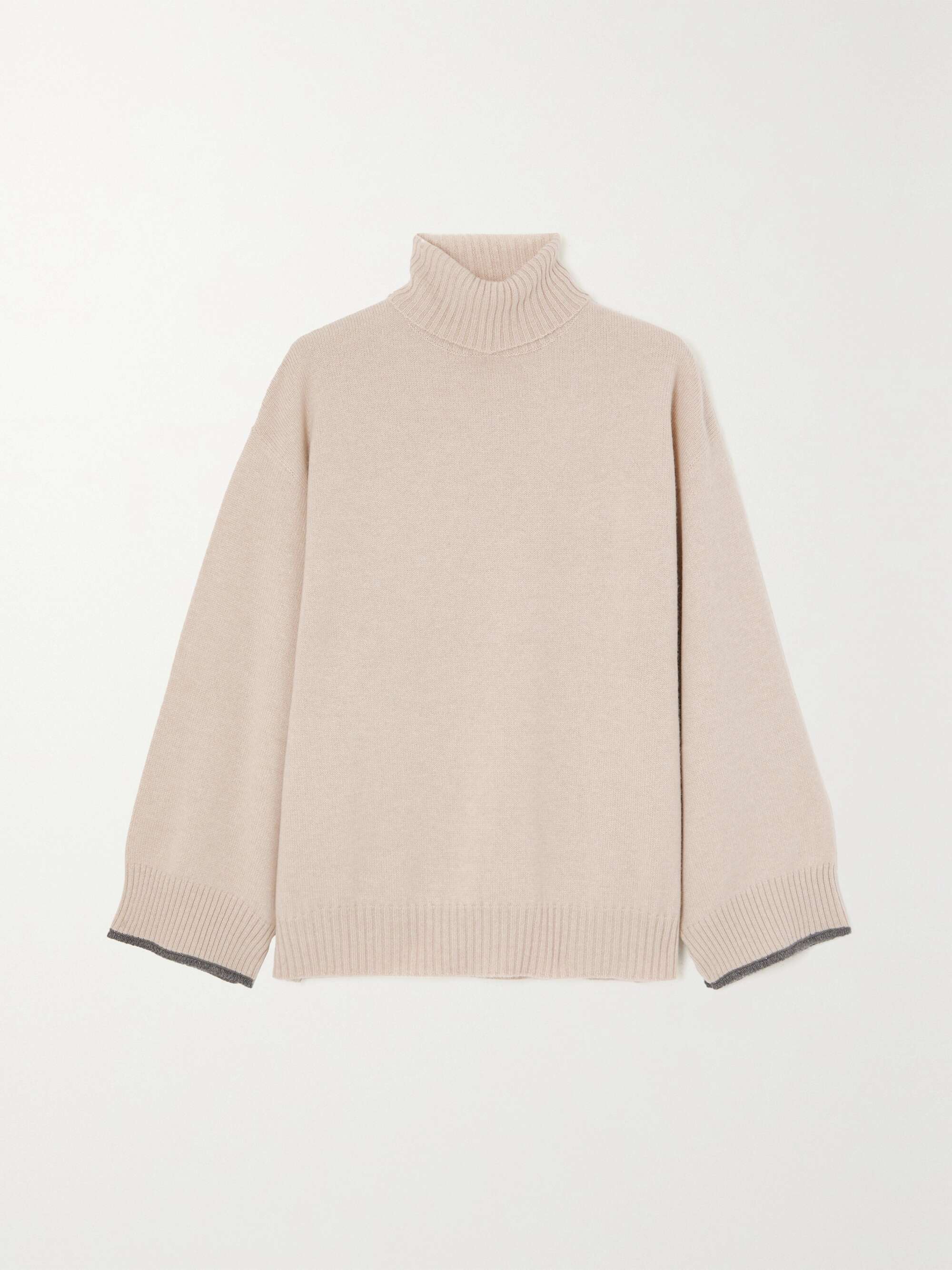 BRUNELLO CUCINELLI Bead-embellished cashmere sweater | NET-A-PORTER