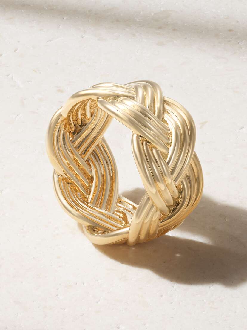 OLE LYNGGAARD COPENHAGEN Braided 18-karat Gold Ring