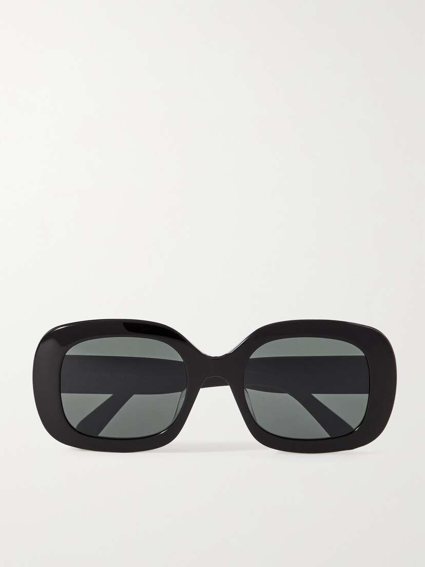 CELINE Eyewear Triomphe Oval-frame Acetate Sunglasses