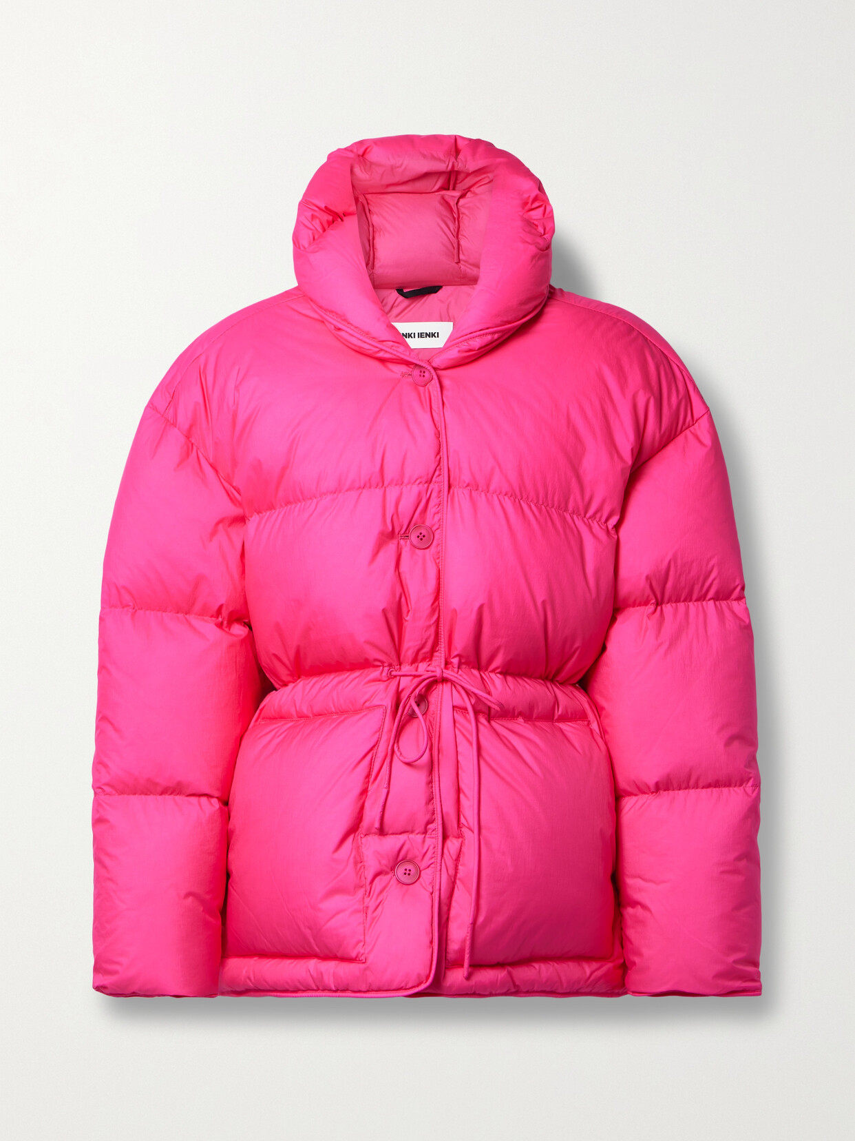 IENKI IENKI - Michlin Hooded Quilted Ripstop Down Jacket - Pink