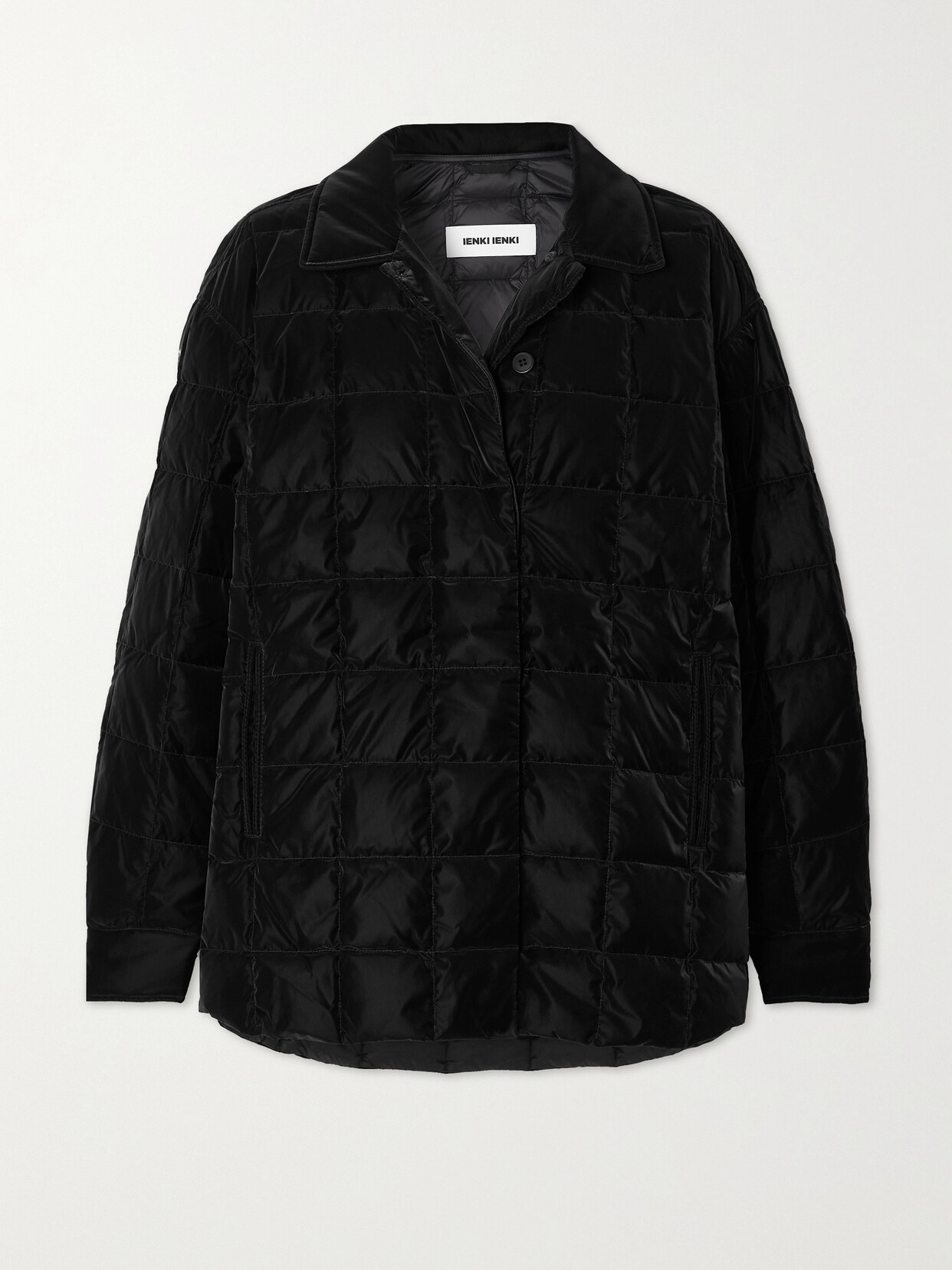 Ienki Ienki Kalik Quilted Shell Down Jacket In Black