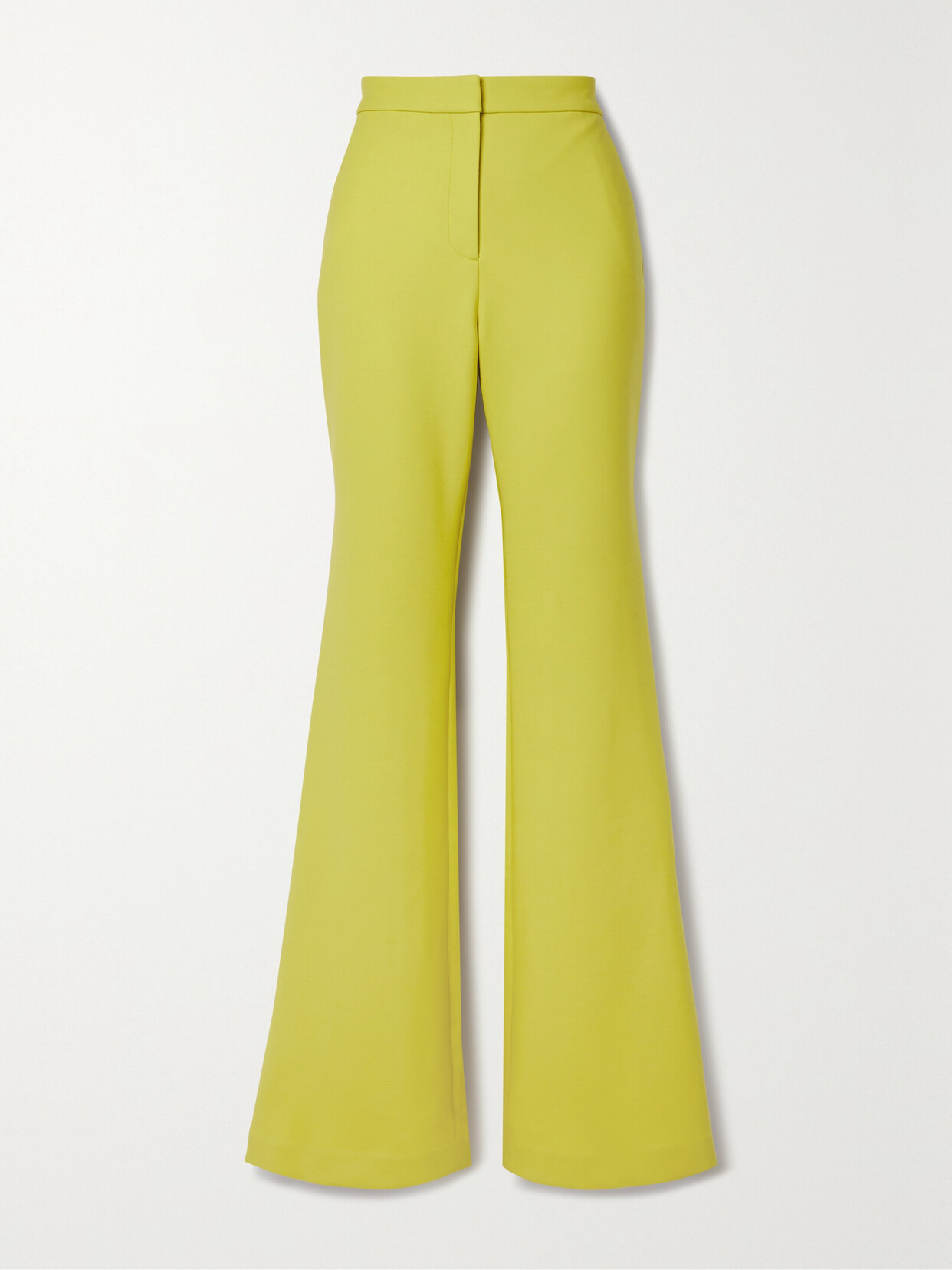 Adam Lippes - Kennedy Wool-blend Twill Flared Pants - Yellow