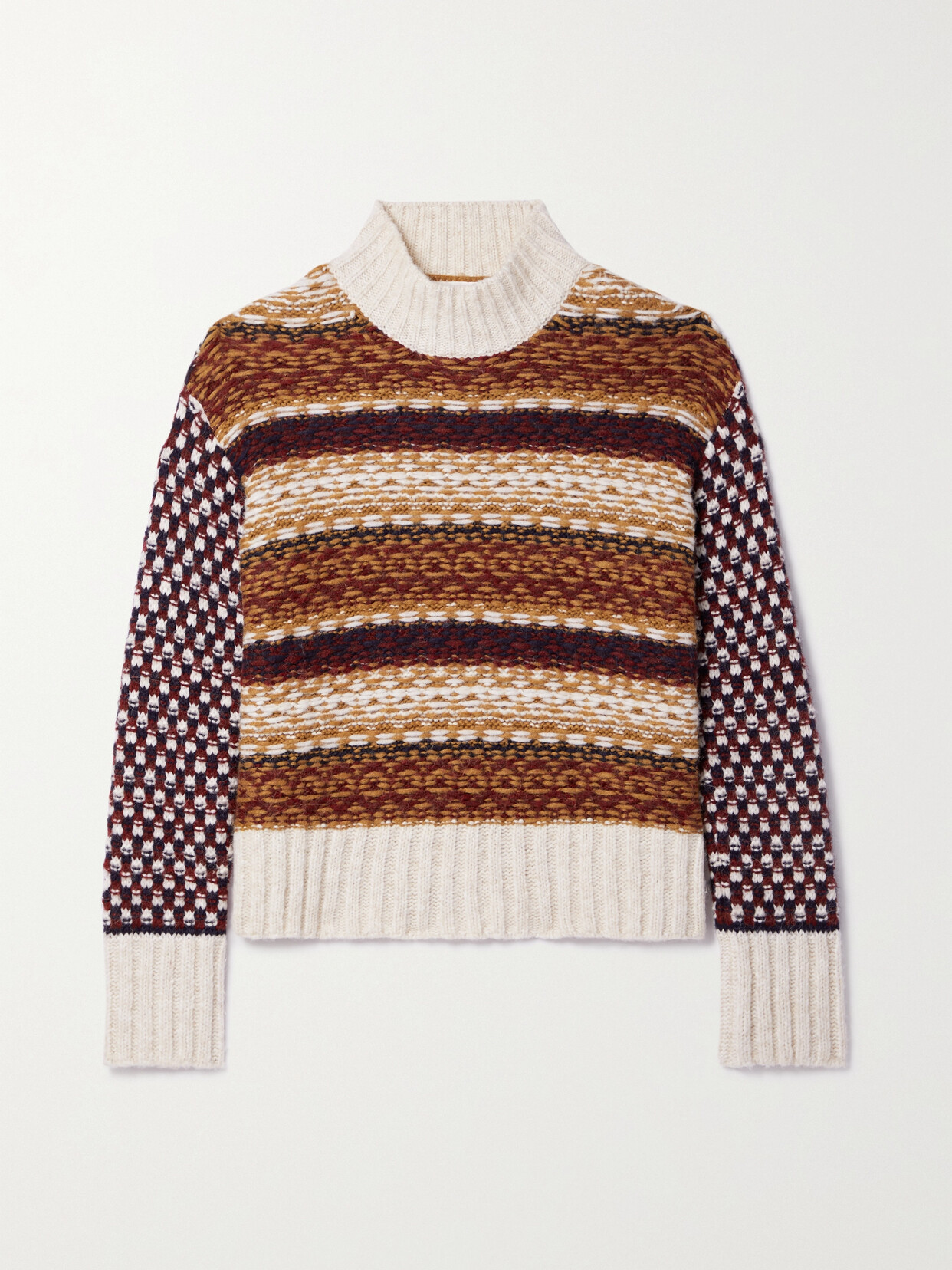 Veronica Beard - Clary Knitted Turtleneck Sweater - Multi