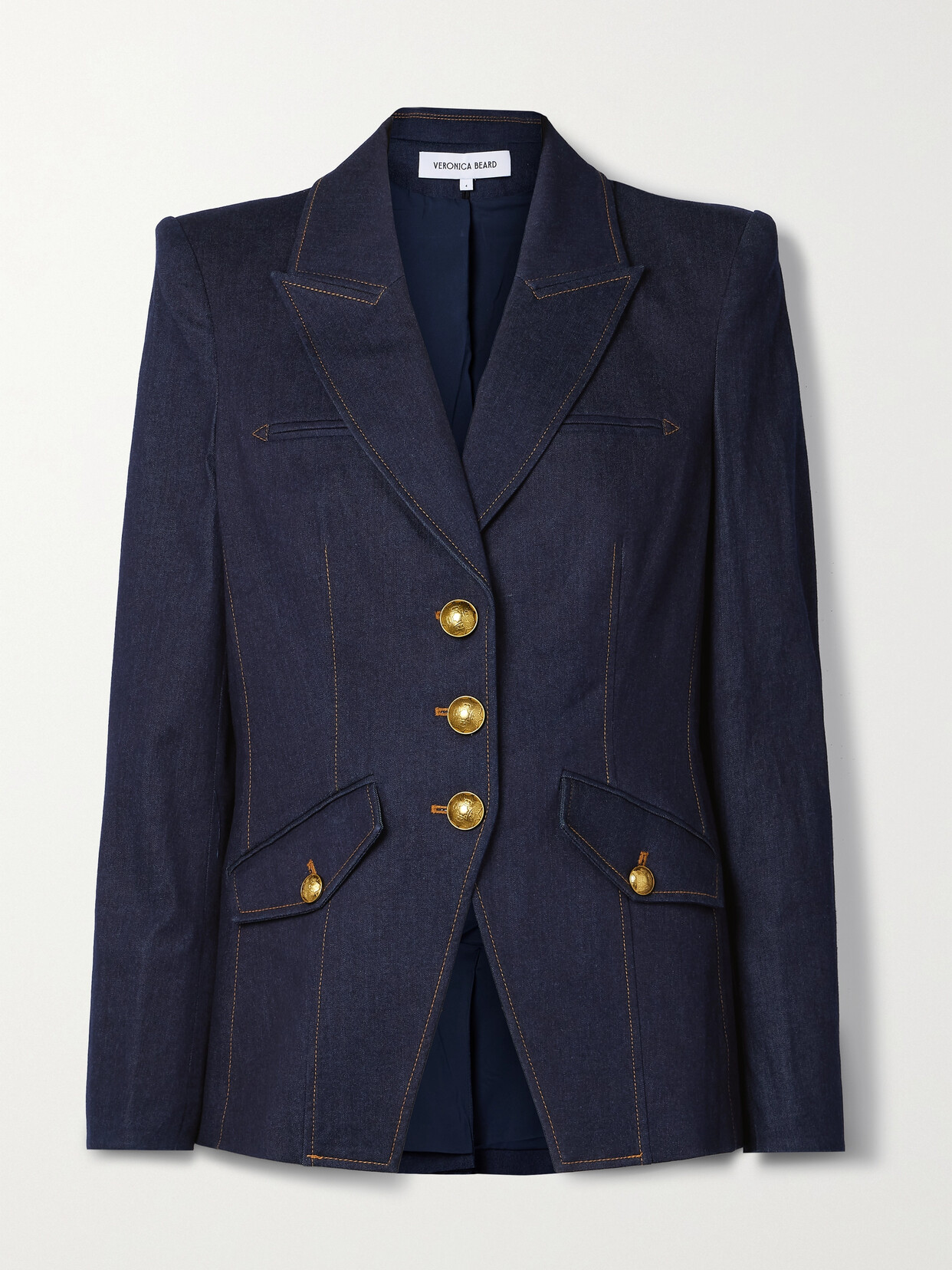 Veronica Beard - Anoki Dickey Denim Blazer - Blue