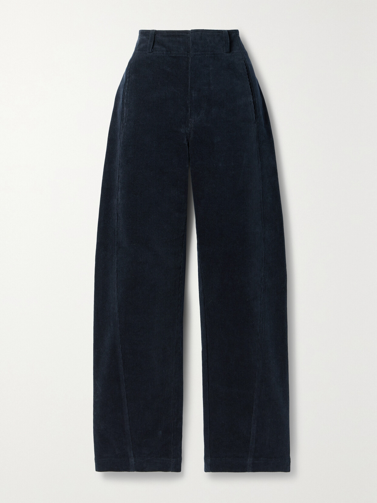 APIECE APART - Meridian Stretch-cotton Corduroy Tapered Pants - Blue