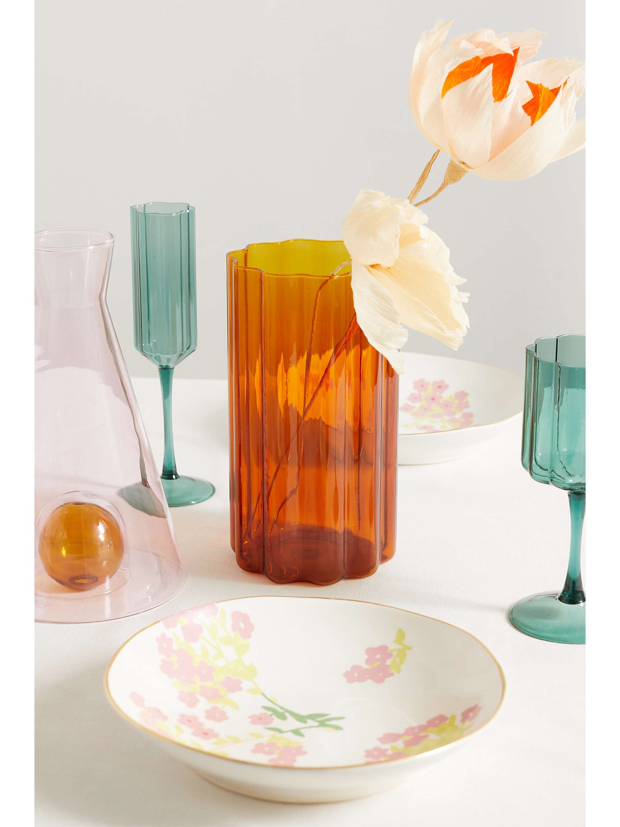 FAZEEK Wave glass vase