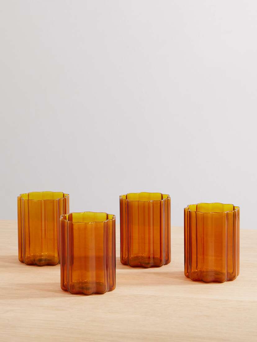 FAZEEK Wave Set Of Four Glasses