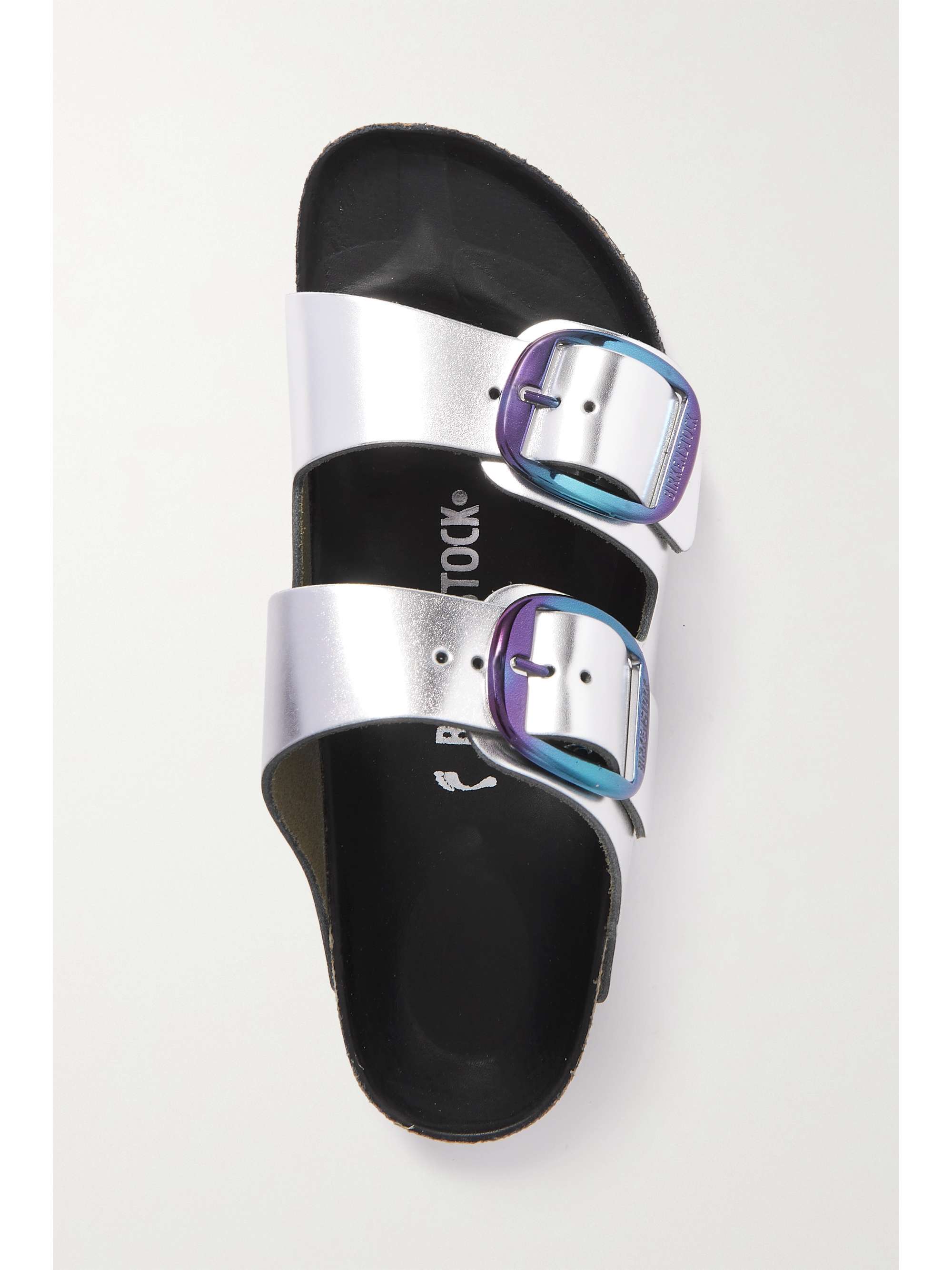 BIRKENSTOCK Arizona metallic leather sandals