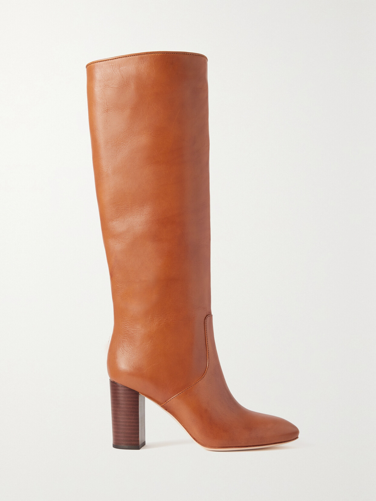 Loeffler Randall - + Net Sustain Goldy Leather Knee Boots - Brown