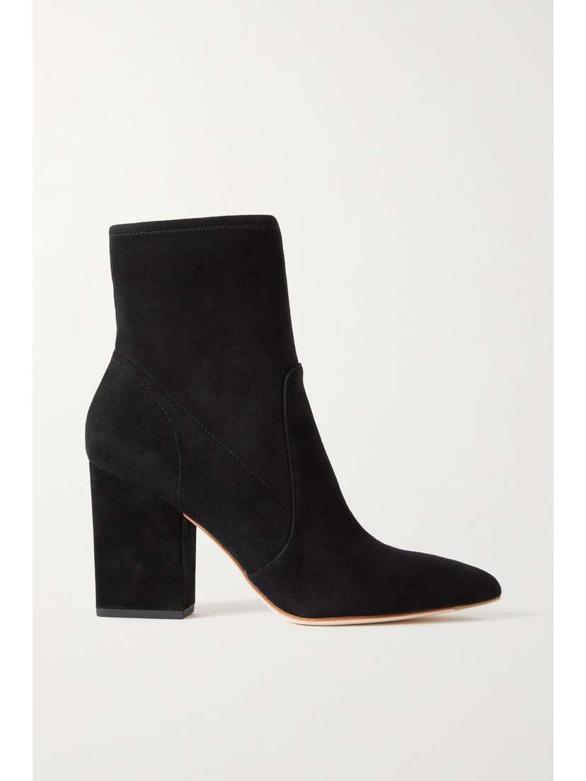 Loeffler Randall + Net Sustain Isla Suede Ankle Boots