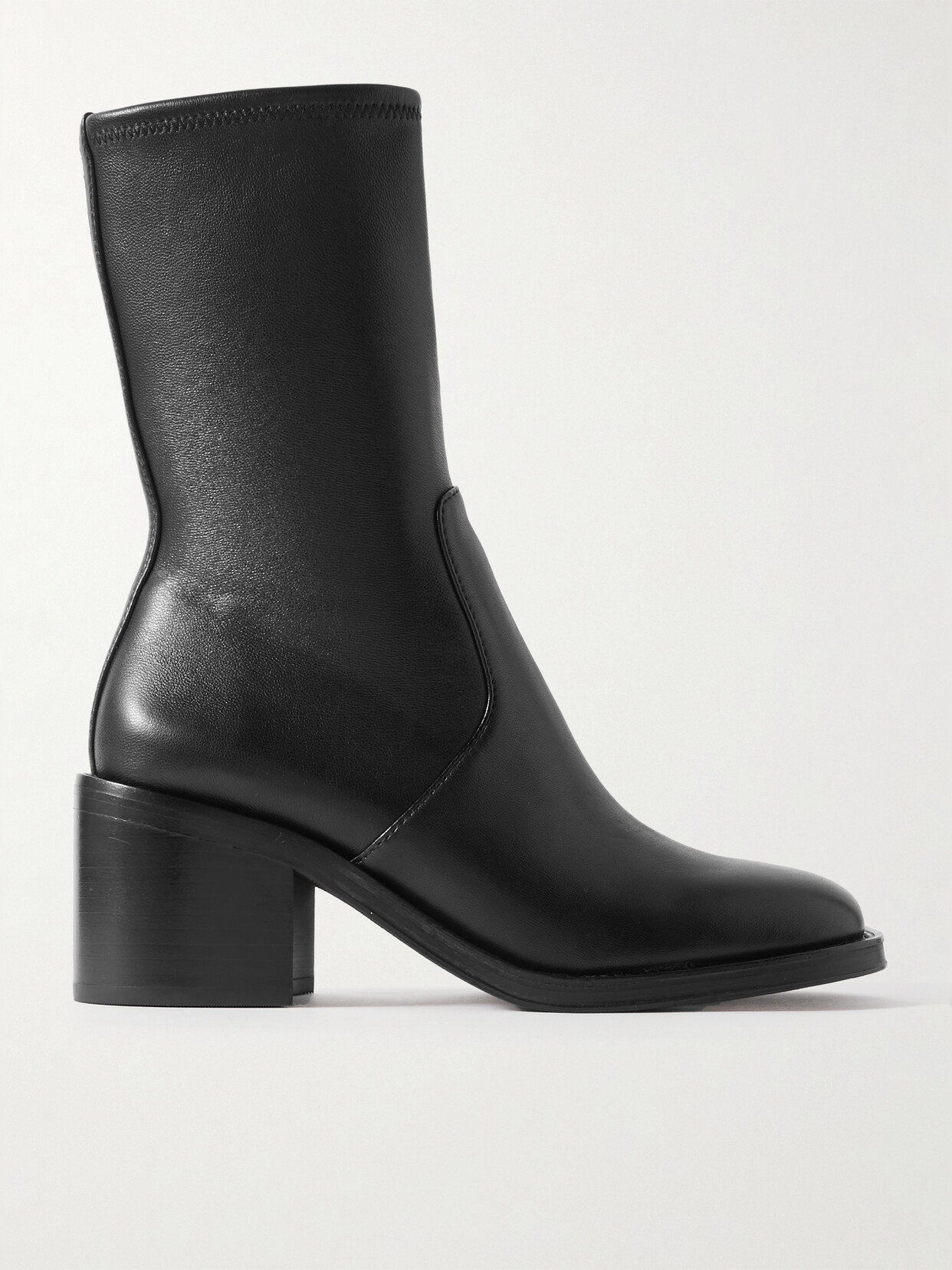 Loeffler Randall + Net Sustain Nolan Leather Boots In Black