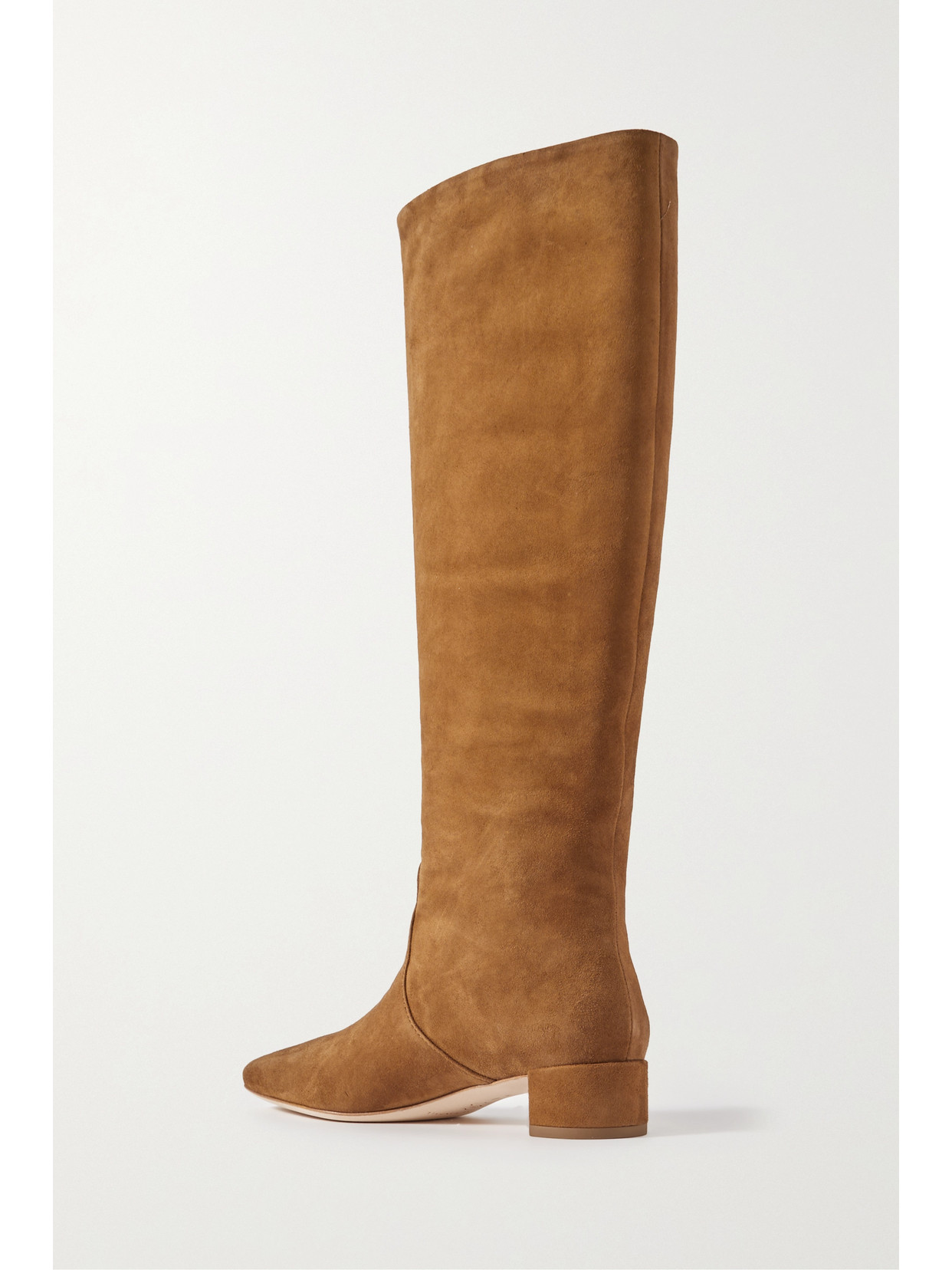 Shop Loeffler Randall + Net Sustain Indy Suede Knee Boots In Brown