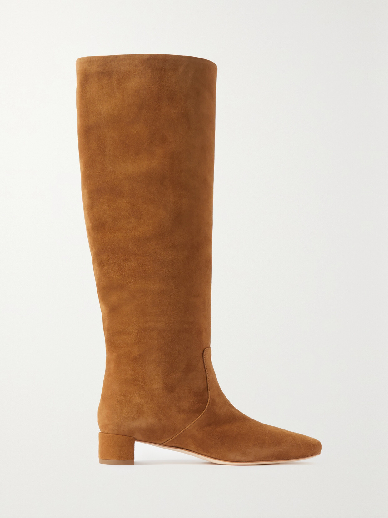 Shop Loeffler Randall + Net Sustain Indy Suede Knee Boots In Brown