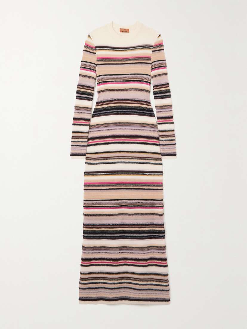 Missoni Striped Jacquard-knit Maxi Dress
