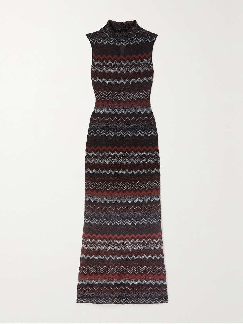 Missoni Metallic Jacquard-knit Maxi Dress