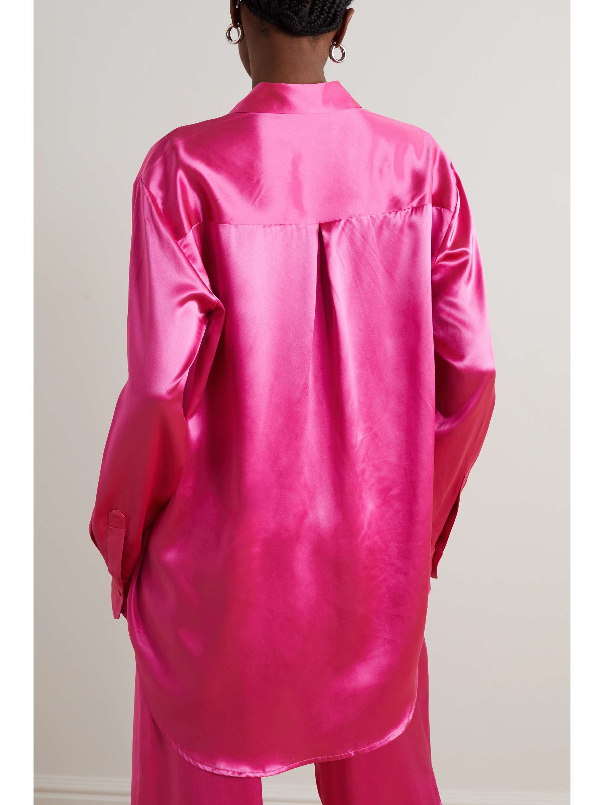 MICHAEL LO SORDO Boy silk-satin shirt