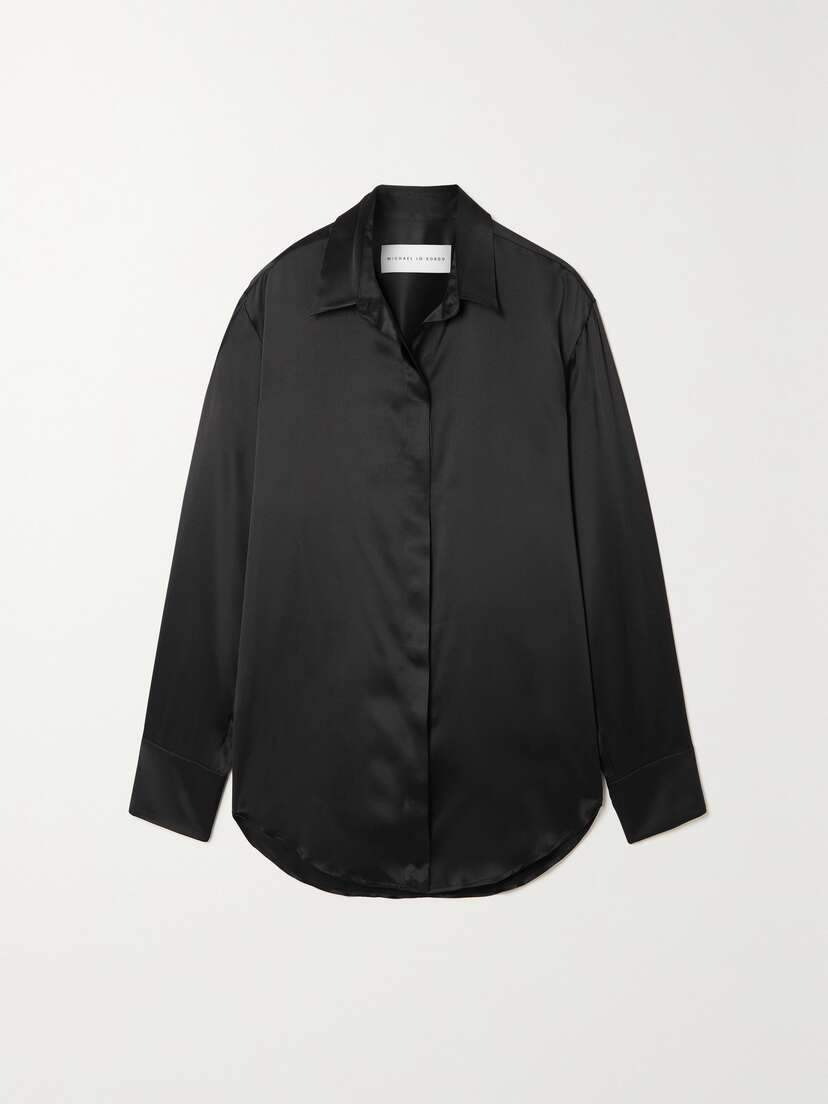 Michael Lo Sordo Boy Silk-satin Shirt