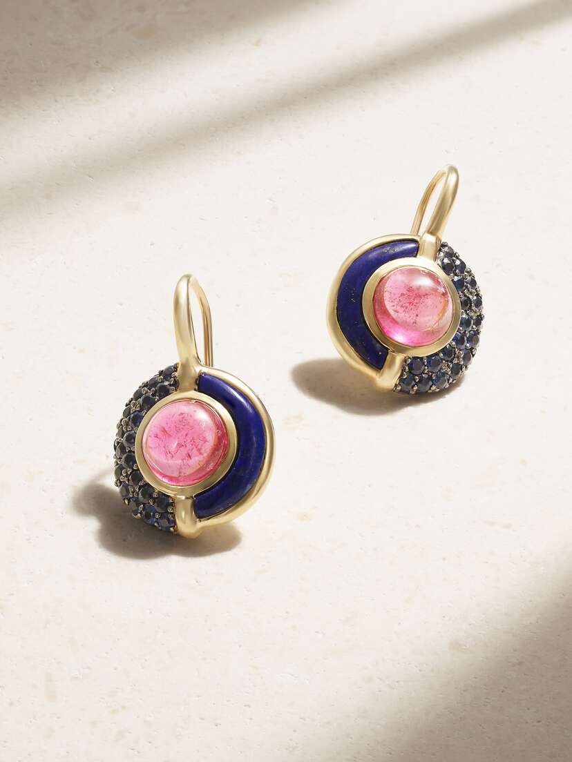 Mason and Books Sugar And Spice 14-karat Gold Multi-stone Earrings