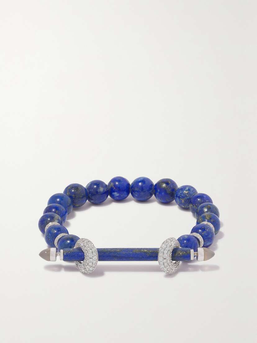 Ananya 18-karat White Gold Multi-stone Bracelet