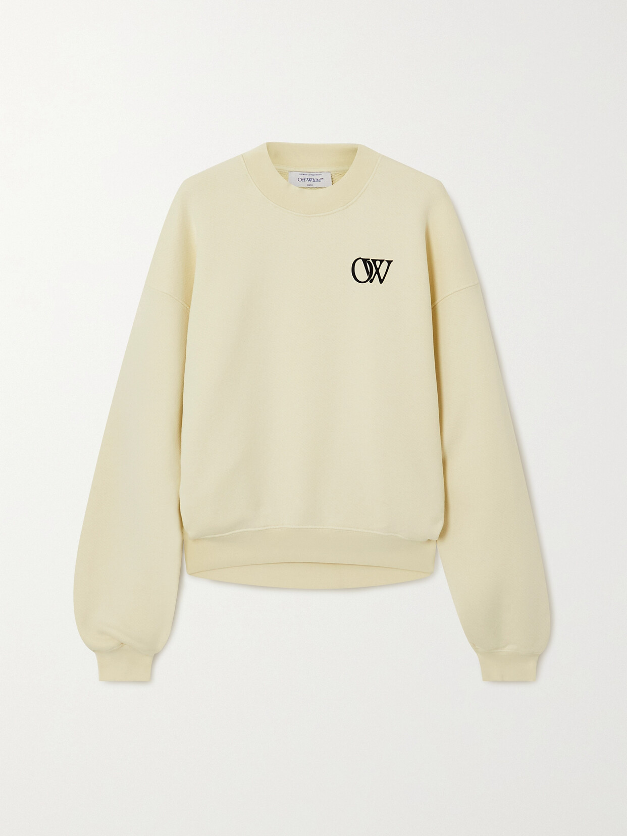 Off-White - Printed Cotton-jersey Sweatshirt - medium
