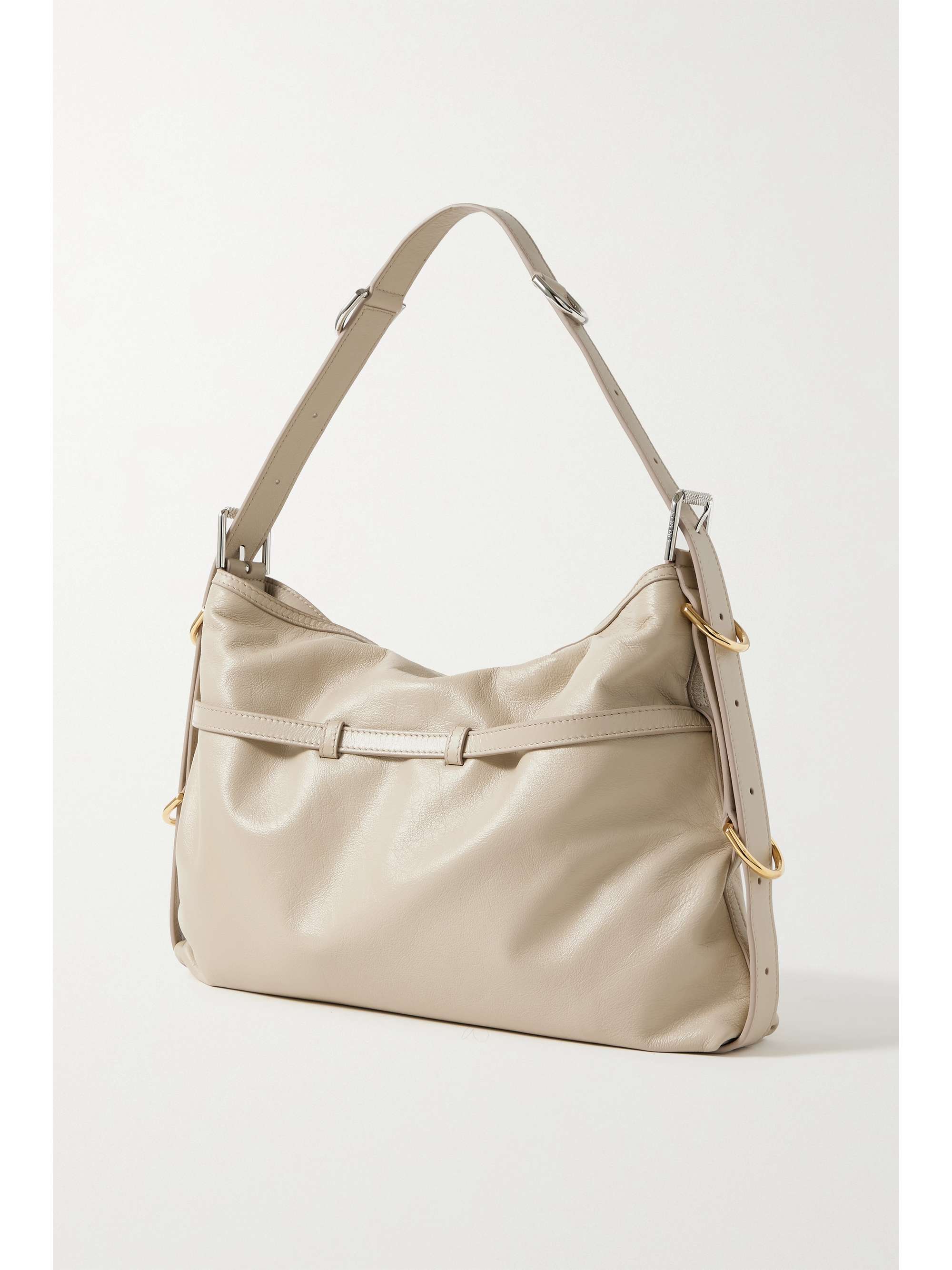 GIVENCHY Voyou medium textured-leather shoulder bag
